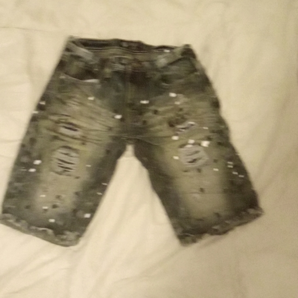 Road Narrows boys jean shorts